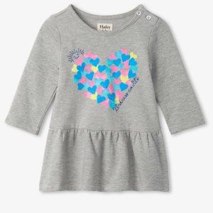 NWT Hatley Cheerful Heart Baby Dress 3-6 months
